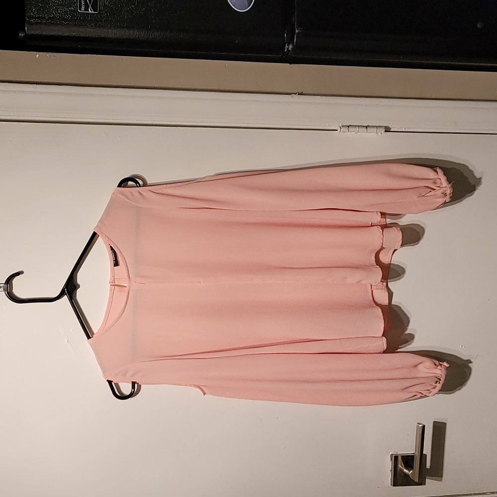 Jo Borkett large cuffed sleeve blouse